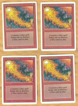 4x Red Elemental Blast (Revised Edition Core Set, English) MTG 4 Base - Image 1