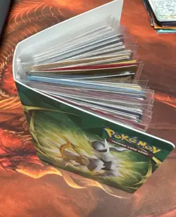 Rare Dragon Card Collection (60 dragon Cards With A Binder) Yugioh, Mtg, Pokemon - Image 1