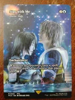 Stay with Me - Rhystic Study (Showcase) Final Fantasy: Through the Ages Regular - Image 1