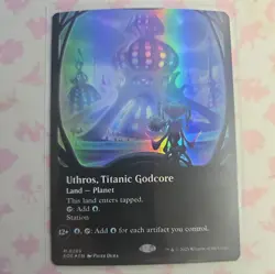 Uthros, Titanic Godcore Borderless Foil - EOE 0285 - NM - MTG Magic - Image 1
