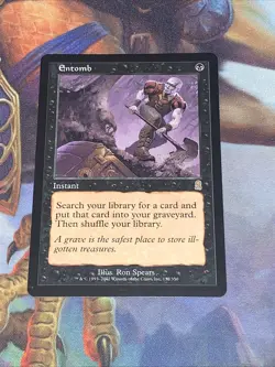 2001 MTG Entomb Odyssey Regular Rare - Near Mint Condition or Better - Image 1