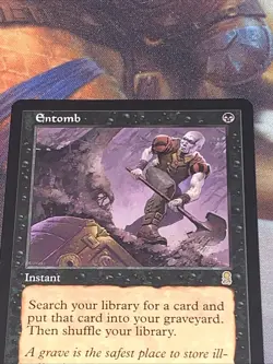 2001 MTG Entomb Odyssey Regular Rare - Near Mint Condition or Better - Image 2