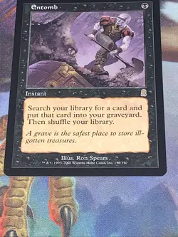 2001 MTG Entomb Odyssey Regular Rare - Near Mint Condition or Better - Image 3