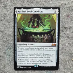 Agatha's Soul Cauldron Wilds of Eldraine Regular Magic the Gathering Card LP - Image 1