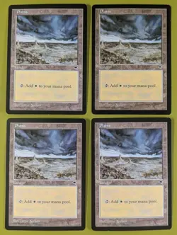 Plains (Dead Tree) x4 Tempest 4x Playset Magic the Gathering MTG - Image 1