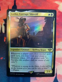 MTG Lord of the Rings Lotho Corrupt Shirriff Foil - Image 1