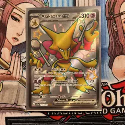 Alakazam ex 215/091 Full Art Shiny Ultra Rare Paldean Fates Pokemon TCG - Image 2