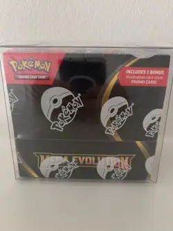 Pokemon Mega Evolution Enhanced Booster Box (36 Packs + 1 Promo) Sealed w/ Case - Image 1