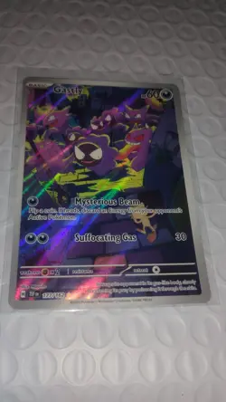 Gastly 177/162 - Illustration Rare - Temporal Forces - Pokemon TCG NM/Pack Fresh - Image 1