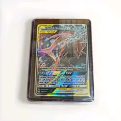 Pokemon Unbroken Bonds Greninja & Zoroark GX Holo Card 107/214 Ultra Rare SM - Image 1