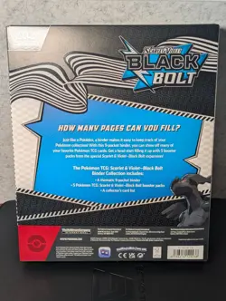 Black Bolt Binder Collection -Pokemon TCG: Scarlet & Violet - Sealed - Image 2
