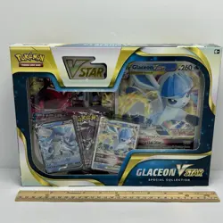 Pokemon TCG Sword & Shield Glaceon VSTAR Special Collection Box Factory Sealed - Image 2