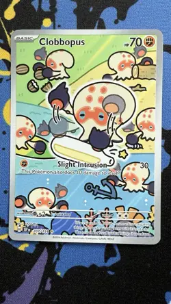 Clobbopus 207/191 Surging Sparks Illustration Rare Holo Pokemon NM - Image 1