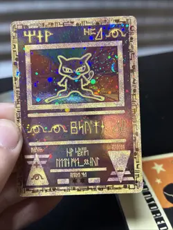 Mew Pokemon TCG 2000 Movie Promo Holo (light separation on the side) - Image 1