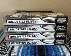 Pokemon TCG Black Bolt & White Flare Poster Collection Lot Of 4 Brand New Sealed - Image 3