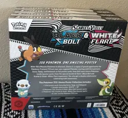 Pokemon TCG Black Bolt & White Flare Poster Collection Lot Of 4 Brand New Sealed - Image 4