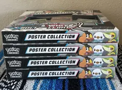 Pokemon TCG Black Bolt & White Flare Poster Collection Lot Of 4 Brand New Sealed - Image 5