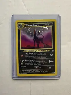 Pokemon TCG Houndoom 1st Edition Neo Revelation 8/64 Holo - Image 1