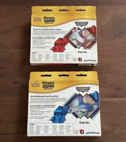 Pokemon SEALED Dragon Majesty Pin Collection Boxes (x2) Latias & Latios Art - Image 2