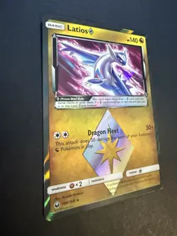 Latios 108/168 PRISM STAR HOLO RARE Pokemon SM Celestial Storm NM - Image 3