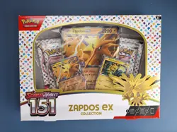 Pokemon TCG Scarlet & Violet 151 Factory Sealed Zapdos Ex Collection Box! - Image 1