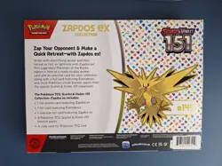 Pokemon TCG Scarlet & Violet 151 Factory Sealed Zapdos Ex Collection Box! - Image 2
