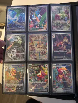 Pokemon Scarlet & Violet Paldea Evolved Complete Master Set NM W/ Binder - Image 3