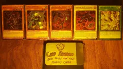 YUGIOH Gold / Gold Secret Rare 1st Edition Cards PGL3 Set - Choose your own - Image 1