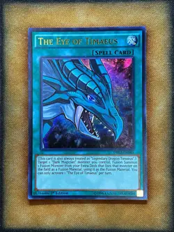Yugioh The Eye Of Timaeus DRL3-EN045 Ultra Rare 1st Ed NM - Image 1
