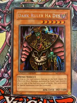 (AA) Dark Ruler Ha Des | Yu-Gi-Oh MC1-EN006 | Secret Rare | Limited Edition NM - Image 1