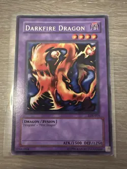 Darkfire Dragon LOB-019 The Legend of Blue Eyes White Dragon Unlimited Rare - Image 1