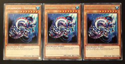 Yu-Gi-Oh! 3x Leviadrache - Daedalus, LED9-DE047, Rare, 1. Auflage, Deutsch, EX - Image 1