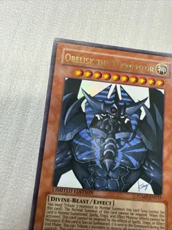 Yu-Gi-Oh! Obelisk the Tormentor JUMP-EN037 Limited Ultra Rare NM - Image 5
