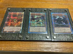 Yugioh 20th Secret Rare Obelisk Slifer Ra 20DS-JP001 20DS-JP002 WP01-JP001 - Image 1