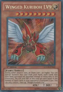 Yu-Gi-Oh! Winged Kuriboh LV9 LCGX-EN043 Secret Rare - Image 1