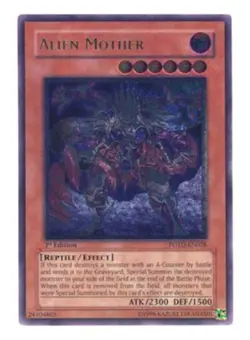 Damaged Alien Mother - POTD-EN028 - Ultimate Rare - 1st Edition - YuGiOh - Image 1