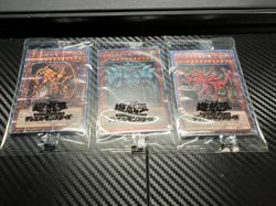 Yugioh God Box Prismatic Secret Rare PGB1-JPS01-03 Obelisk Slifer Ra Unopended - Image 1