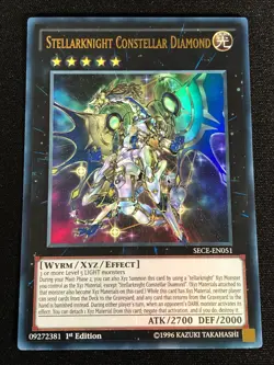 Yugioh Stellarknight Constellar Diamond SECE-EN051 1st Ultra (NM) - Image 1