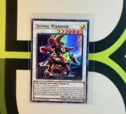 SIGNAL WARRIOR ULTRA RARE MINT/NM DUPO-EN006 YUGIOH! 1st Edition - Image 1