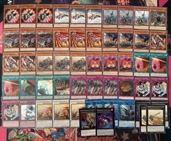 YUGIOH - EARTH MACHINE TRAIN DECK - INFINITRACK MOUNTAIN SMASHER, MEGACLOPS ~ - Image 1