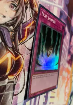 YuGiOh! TCG Trap Jammer IOC-EN110 Super Rare Unlimited 25th Anniversary NM - Image 3