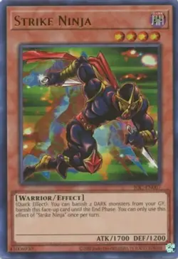 Yugioh Strike Ninja IOC-EN007 - Ultra Rare - Unlimited 25th Anniversary - NM - Image 1