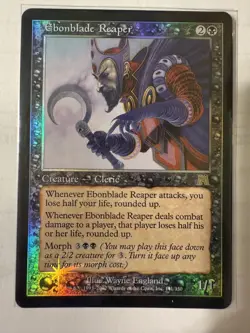 MTG: Ebonblade Reaper Foil Card Onslaught Black -NM/Excellemt - Image 1