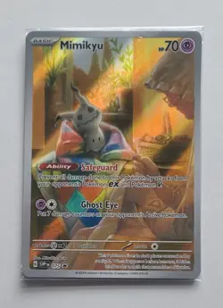 Pokemon TCG Mimikyu Scarlet & Violet Promo Card 075 Holo NM (Sealed) - Image 1