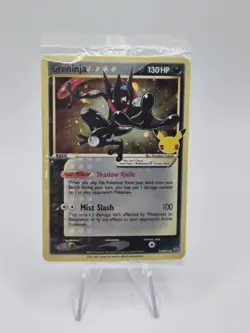 Greninja Gold Star SEALED Celebrations Black Star Promo SWSH144 Pokemon Card - Image 1