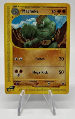 Pokemon TCG - Machoke Expedition 85/165 Uncommon Vintage Card E-Reader - Image 1