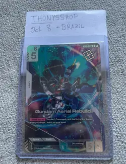 Gundam Card Game NewType Challenge Winner Promo GD01-067 Gundam Aerial Rebuild - Image 1