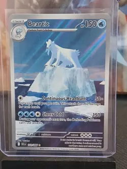 Beartic 110/086 Black Bolt English Pokemon Card NM - Image 2