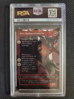 MTG Final Fantasy Commander Clive, Ifrit's Dominant Borderless Surge Foil PSA 10 - Image 2