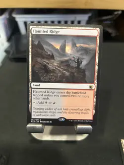 MTG Magic the Gathering Haunted Ridge (263/549) Innistrad Midnight Hunt NM - Image 1